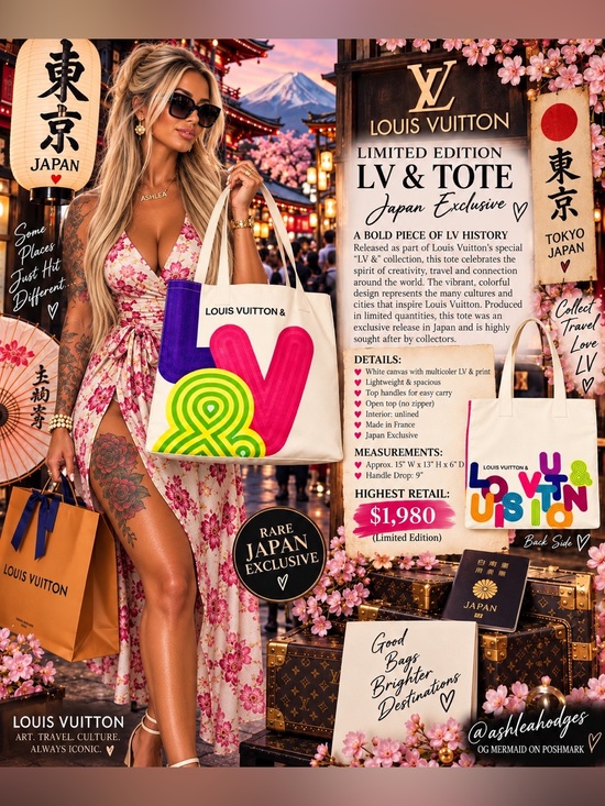 Louis Vuitton Handbags - Louis Vuitton Japan 🇯🇵 Exclusive Tote Rare New Limited Edition